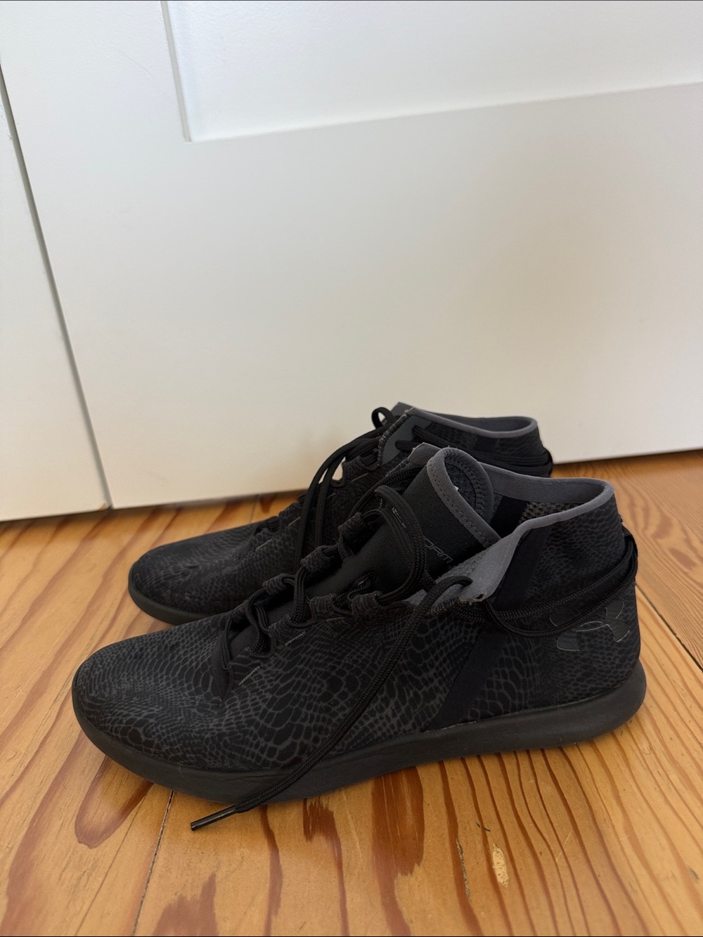Under Armour Black High-Top Athletic Sneakers